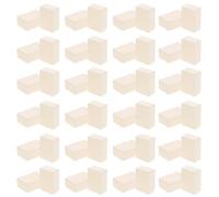 GOOHOCHY White Acrylic Game Pieces Smooth DIY Board Game Checkers for Family Party Creative Mahjong Tiles Building Blocks