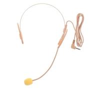 GOOHOCHY Wired Headset Microphone for Presentation Teachers Coaches Double over Ear Design Omnidirectional Voice Amplifier Mic for Public Speaking