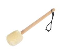 GOOHOCHY Wood Drum Mallet Bass Drumstick Plush Head Percussion Instrument Stick Anti-slip Handle Suitable for Marching Drum and Band Performance