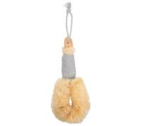 GOOHOCHY Wooden Handle Cotton Rope Back Brush 35x8x5inch Long Handle Exfoliating Shower Brush for Deep Cleaning and Circulation Improvement Bathing