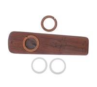 GOOHOCHY Wooden Kazoo Musical Instrument for Guitar Ukulele Portable Kazoo with Strong Resonance Easy to Play for Music Lovers Instrumental Accompaniment