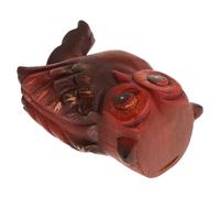 GOOHOCHY Wooden Owl Whistle Realistic Bird Sound Caller for Adults Unique Musical Instrument for Home Decor Interactive Bird Caller Fun for All Ages