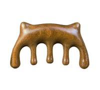 GOOHOCHY Wooden Scalp Massager Comb with Five Claws for Comfortable Touch Without Burr, Creative Wood Craft Massage Tool for Outdoor Use and Family Relaxation