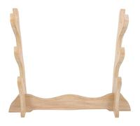 GOOHOCHY Wooden Sword Bracket 3-layer Sword Stand for Home Supply, Sturdy and Easy to Install, Simple Style Display Holder Suitable for Studies Room and Games Rooms