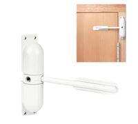 GOOKYO Door Closer Automatic Safety Spring Door Closer - Easy to Install to Convert Hinged Doors to Self-Closing- White