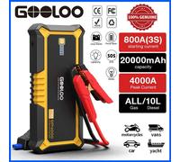GOOLOO GP4000 Jump Starter 4000A Peak Car Starter SuperSafe Lithium Jump Box