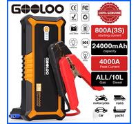 GOOLOO GP4000 Jump Starter 4000A Peak Car Starter SuperSafe Lithium Jump Box