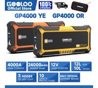 GOOLOO GP4000 Jump Starter 4000A Peak Car Starter SuperSafe Lithium Jump Box