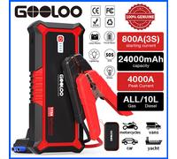 GOOLOO GP4000 Jump Starter 4000A Peak Car Starter SuperSafe Lithium Jump Box