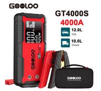 GOOLOO GT4000S Jump Starter 4000A 100W 2-Way Fast Charging 12V Power Bank UK NEW