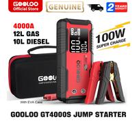 GOOLOO 4000A Car Jump Starter Power Bank Battery Charger 12V Booster Portable UK