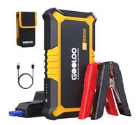 GOOLOO New GP2000 Jump Starter 2000A Car Starter Battery Pack (Up to 8.0L Gas, 6.0L Diesel Engine),12V Car Battery Charger Jumper Starter, Supersafe Portable Lithium Jump Box with USB Quick Charge