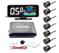 GoolRC Car Parking Sensor Rear Reversing Radars System with 8 Parking Sensors Distance Detection + LCD Distance Display + Sound Warning Buzzer