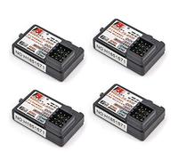 Goolsky Flysky FS-GR3E AFHDS 2.4G 3CH Receiver for FS-GT2 FS-GT2B FS-GT3B FS-GT3C FZ-IT4S RC Car Boat Pack of 4