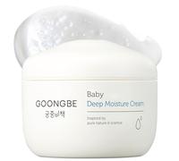 GOONGBE Baby Deep Moisture Cream - Korean Baby Moisturizer with 5-Ceramide Complex & Squalane - 120-Hour Deep Hydration Capsule Moisturizer for Face and Body - Allergen-Free, 3.38oz.