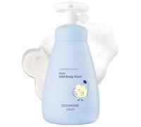 GOONGBE Kids' Mild Body Wash - Korean Kids Body Cleanser - Hydrating & Refreshing Low pH Soft Bubble Foaming with Panthenol and Amino Acids - Allergen Free Scent, 300ml