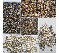 GOONMALA Creating Bharat Kundan For Jewellery Making, Bangles, Embroidery, Craft And Cloth Works (Silver)(Metal)