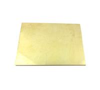 GOONSDS H62 Brass Metal Thin Sheet Foil Plate Roll Metal Rackthickness 2Mm 1Pcs,100mm x100mm