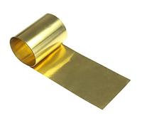 GOONSDS H62 Brass Sheet Metal Thin Foil Plate Shim for Metalworking Long 1000Mm/39.9Inch,0.02mmx200mm