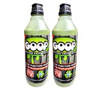 Goop Tyre Sealant puncture prevention repair kit 2 x 1 litre bottles Made in UK