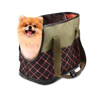 GOOPAWS Dog Purse Carrier for Small Dogs, Soft-Sided Tote Bags with Pocket Dog Travel Supplies Portable Dog Sling with Anti-Slip Bottom