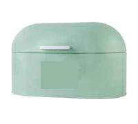 GOOPEEG Bread Bin, Pastries Large Capacity Bread Bin Snacks Storage Organizer Rustic Modern Box Storage Bin for Fresh Loaves(Grün)