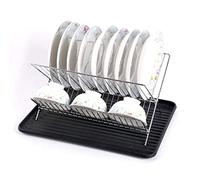 GOOPEEG Dish Drainer,Dish Rack Dish Drainer,Plate Drying Rack Cutlery Holder Kitchen Supplies Organizer Utensils Easy Dish Organization