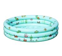 GOOPEEG Family Pool,Garden Inflatable Swimming Pool Round Printing Fishing Pool For Garden And Backyard Thickening Beach Toy Parties(Grün,100 * 35cm)