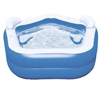 GOOPEEG Family Pool,Garden Swimming Pool Above Ground Inflatable Portable Swimming Pool Bathing Pool Travel 2layers Parties