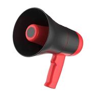 GOOPEEG Powerful Megaphone Portable Bullhorn Creative Handheld Megaphones 30w Speaker Adjustable Volume Control Outdoor Powerful Bullhorn