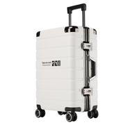 GOOPEEG Suitcase Trolley Hard Shell Suitcase Checked Luggage Suitcase with Spinner Wheels,Carry On Luggage for Women Men Secure(A,26")