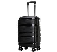 GOOPEEG Suitcase Trolley Travel Suitcase with Spinner Wheels,Lightweight Ergonomic Handles,Carry On Luggage Secure(D,24in)