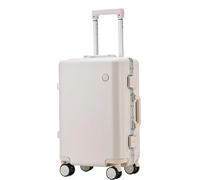 GOOPEEG Suitcase Trolley Trolley Case Light Password Travel Hardside Luggage Suitcases with Wheels Secure(F,24in)