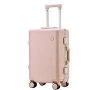 GOOPEEG Suitcase Trolley Trolley Case Light Password Travel Hardside Luggage Suitcases with Wheels Secure(E,20in)