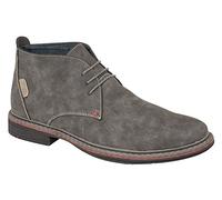 Goor 3 Eye Synthetic Nubuck Men's Fashion Dessert Boots Grey UK 11