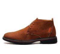 Goor Mens 3 Eyelet Synthetic Nubuck Fashion Dessert Boots Tan 6 UK (M9567B)
