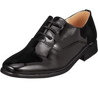 Goor Boys 4 Eyelet Patent Dress Shoes Black UK 5 (Junior)