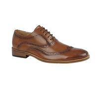 Goor Boys Brushed Brogues (12 UK Child) (Dark Tan)