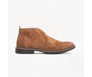 Goor CALEB Mens Nubuck Chukka Boots Tan - UK 8