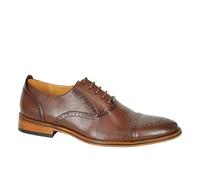 Goor Capped Oxford Men's Brogue Shoes Men's | Brogues | Dark Brown | UK Size 12