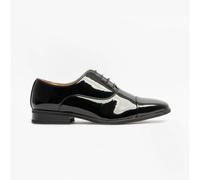 Goor DESMOND Mens Square Toe Patent Dress Shoes Black Patent - UK 12