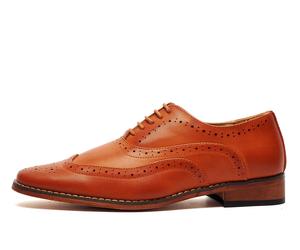Goor Dillinger Brogue Oxford Kids | Brogues | Tan | UK Size 13