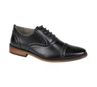 Goor Francis Mens Oxford Lace Up Shoes Black