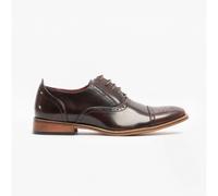 Goor FRANCIS Mens Oxford Lace Up Shoes Oxblood - UK 10