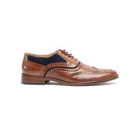 Goor Grant Mens Two Tone Brogues Dark Tan/Navy