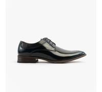 Goor HARVEY Mens Hi-Shine Gibson Shoes Navy - UK 7
