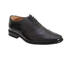 Goor Henry Boys Smart Oxford Brogue Shoes Black UK 10 (Junior)