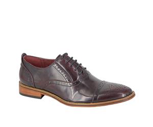 Goor Macon Brogues Men's | Brogues | Oxblood | UK Size 9