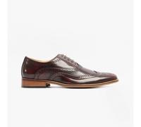 Goor MASON Mens Wingtip Brogues Oxblood - UK 7