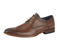 Goor Mens 3 Eye Gibson Brogue (8 UK) (Brown)